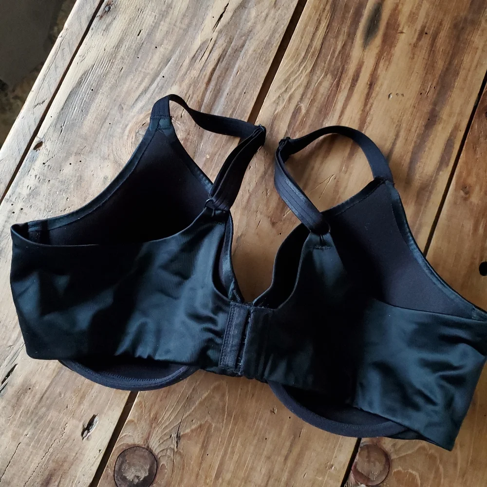 Bali One Smooth & Concealing Underwire Bra Black Women's Size 38C